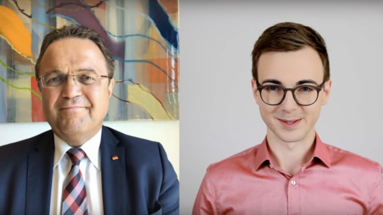 Hans-Peter Friedrich im Interview mit Daniel Reißmann von'Die Nachhaker' Hans-Peter Friedrich im Interview mit Daniel Reißmann von 'Die Nachhaker'