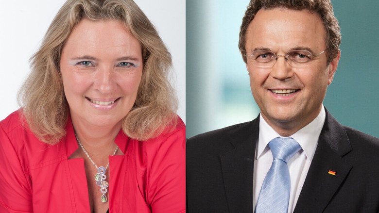 Bayerische Staatsministerin für Wohnen, Bau und Verkehr, Kerstin Schreyer, MdL, und Dr. Hans-Peter Friedrich, MdB Bayerische Staatsministerin für Wohnen, Bau und Verkehr, Kerstin Schreyer, MdL, und Dr. Hans-Peter Friedrich, MdB