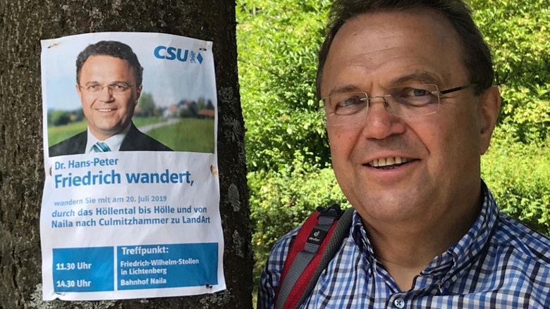 Impressionen aus dem Wahlkreis, Wahlkreiswanderung 2019 mit Hans-Peter Friedrich
