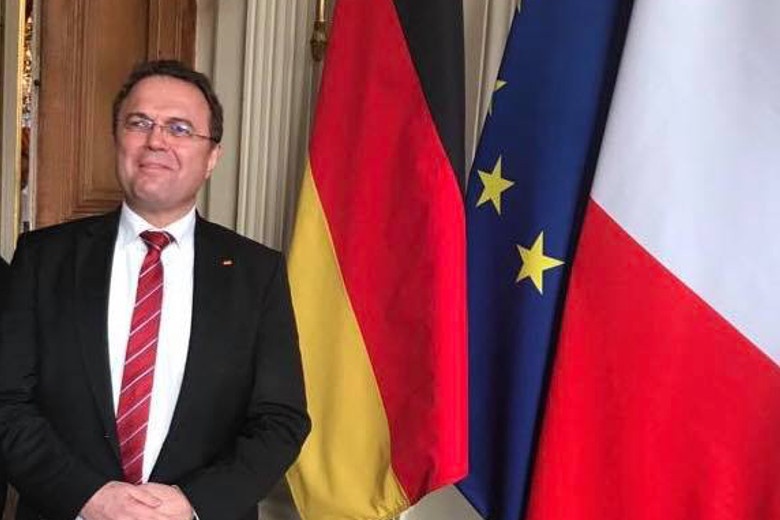 55. Jahrestag des Élysée-Vertrages. Sitzung der französischen Nationalversammlung in Paris 