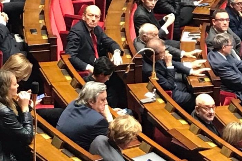 55. Jahrestag des Élysée-Vertrages. Sitzung der französischen Nationalversammlung in Paris 
