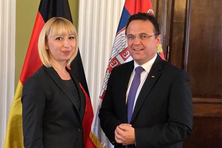 Vesna Marković, Vorsitzende der deutsch-serbischen Freundschaftsgruppe in der Nationalversammlung