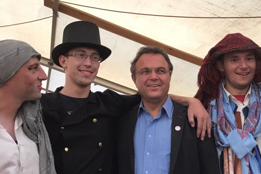 Läufer, Schlotfeger, Hans-Peter Friedrich und Bettelfraa