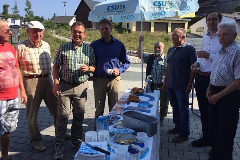 WK-Wanderung Tag 4 - Issigau, pol. Gespräche