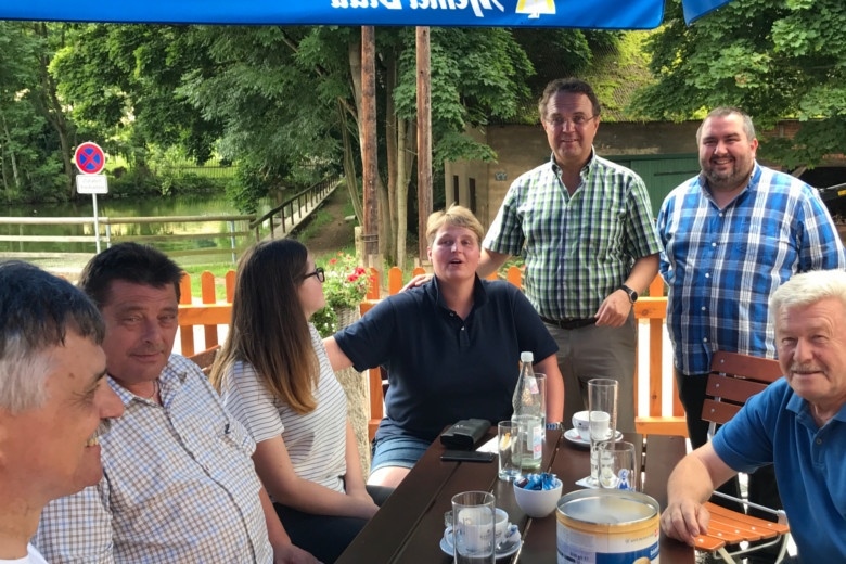Tag 6 Brotzeit mit dem CSU Ortsverband in Gattendorf