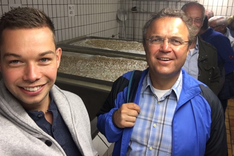 Tag 7 Besichtigung der Brauerei Stelzer in Fattigau mit Alexander Zink