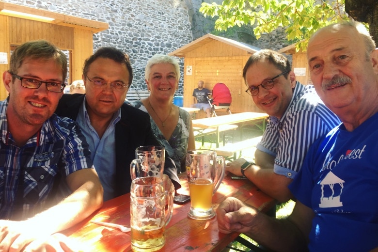 Tag 8 Frühschoppen beim diesjährigen Carolinenfest in Hohenberg a. d. Eger