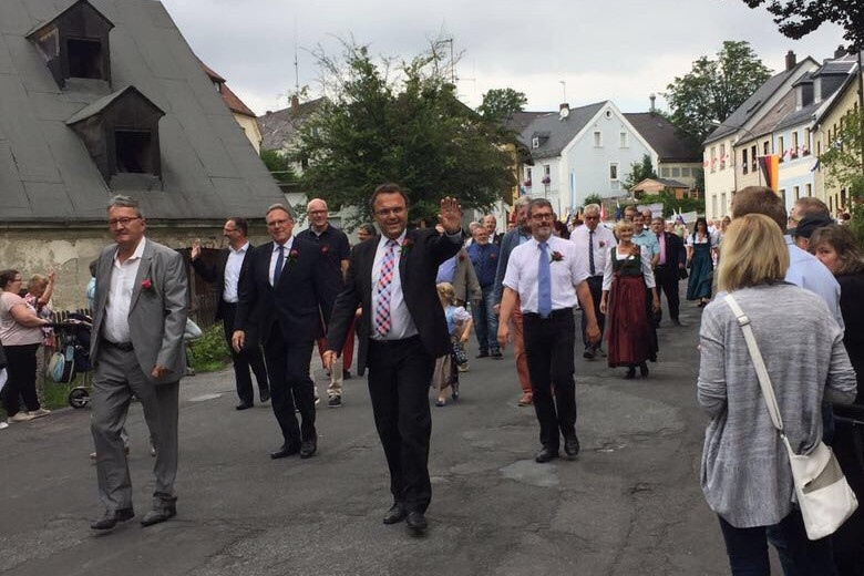 Wiesenfestzug in Weissenstadt