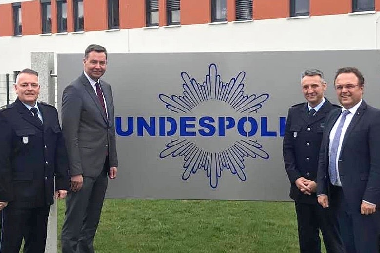 Informationsbesuch bei der Bundespolizei in Selb