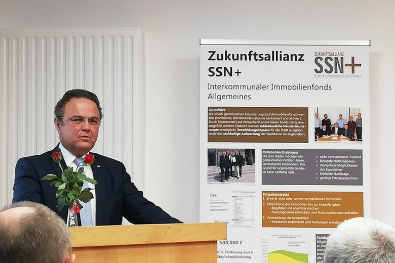 Heutige Einweihung des neuen Wiesenfestangers in Selbitz