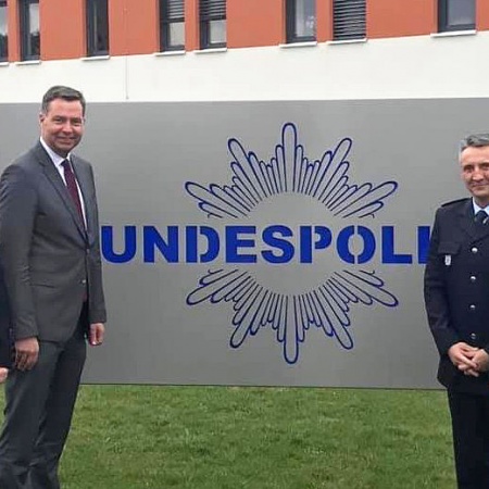 Informationsbesuch bei der Bundespolizei in Selb