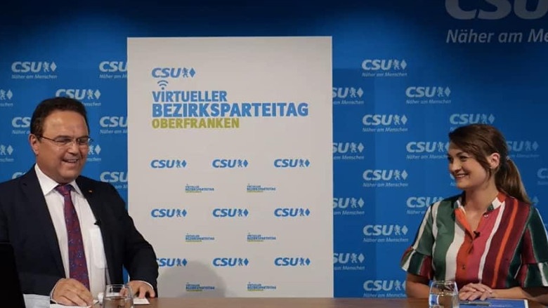 1. Virtueller Bezirksparteitag der CSU Oberfranken mit Staatsministerin  Judith Gerlach1. Virtueller Bezirksparteitag der CSU Oberfranken